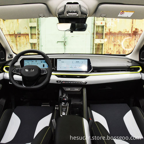 2022 nuove auto elettriche pure geely binyue motori veicoli auto 5doors 4 seats gamma di suv auto usate a buon mercato in vendita